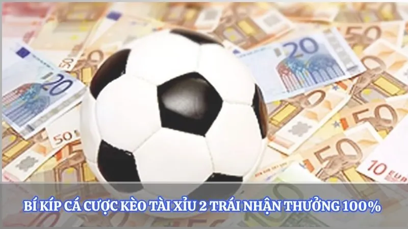 Bí kíp cá cược kèo tài xỉu 2 trái nhận thưởng 100% 