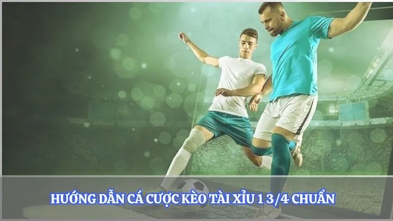 Hướng dẫn cá cược kèo tài xỉu 1 3/4 chuẩn